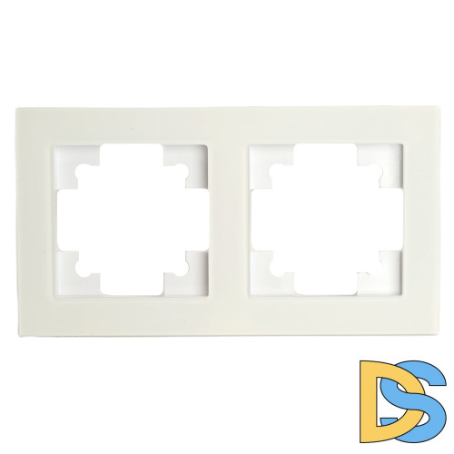 Рамка двухместная Stekker GFR00-7002-01M Катрин 49595