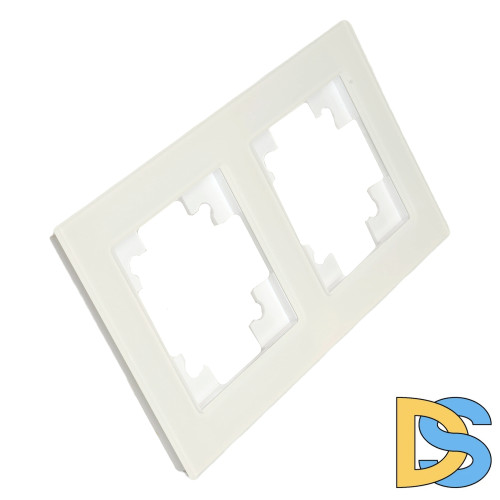 Рамка двухместная Stekker GFR00-7002-01M Катрин 49595