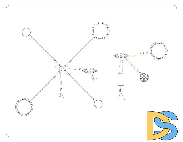Люстра на штанге Ambrella Light Comfort LineTech FL51632