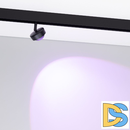 Трековый магнитный светильник Arlight MAG-ORIENT-SUNSET-R76-6W Day4000-MIX (BK, 70 deg, 48V, TUYA) 048331