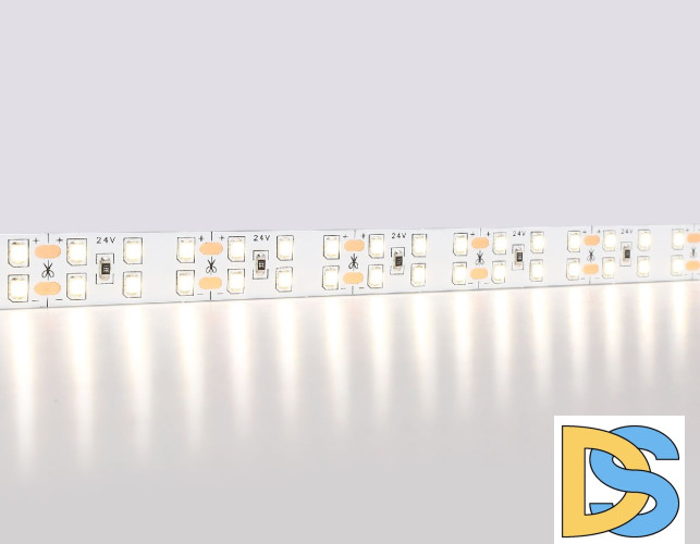 Светодиодная лента двухрядная Ambrella Light LED Strip 24В 2835 20Вт/м 4500K 5м IP20 GS3602