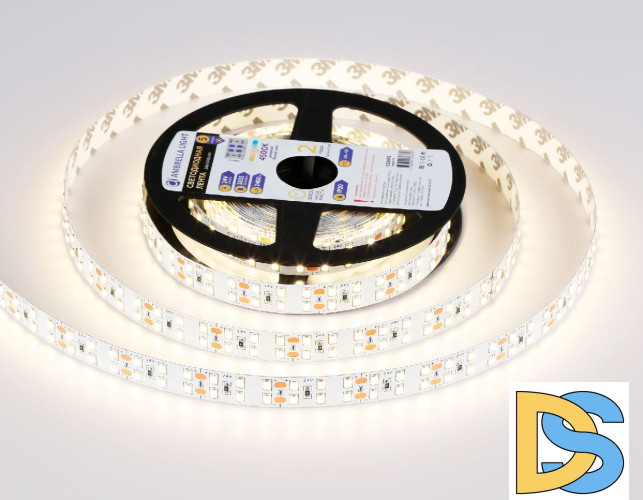 Светодиодная лента двухрядная Ambrella Light LED Strip 24В 2835 20Вт/м 4500K 5м IP20 GS3602