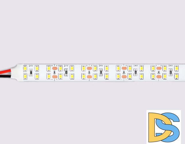 Светодиодная лента двухрядная Ambrella Light LED Strip 24В 2835 20Вт/м 4500K 5м IP20 GS3602