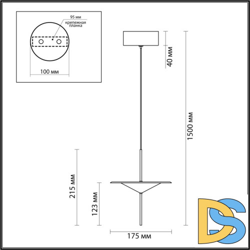 Подвесной светильник Odeon Light Steka 5012/10L