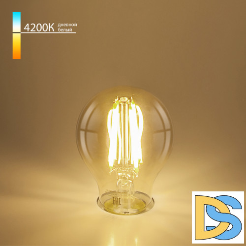 Филаментная светодиодная лампа Elektrostandard груша прозрачная E27 12W 4200K 4690389175329