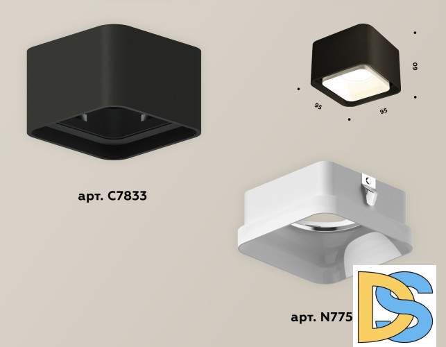 Потолочный светильник Ambrella Light Techno Spot XS7833021 (C7833, N7755)