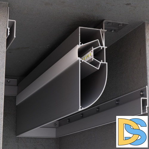 Алюминиевый профиль для натяжного потолка Apeyron 08-58