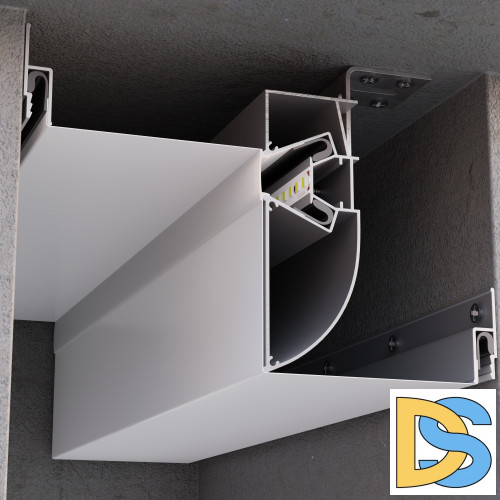 Алюминиевый профиль для натяжного потолка Apeyron 08-58