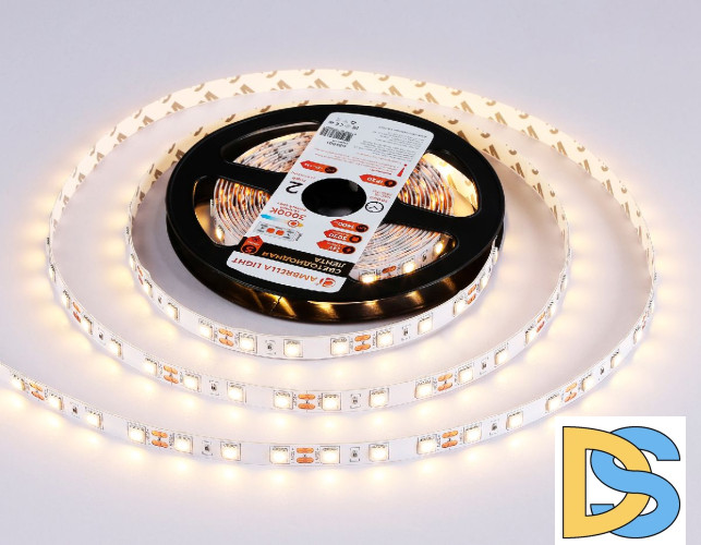 Светодиодная лента Ambrella Light Illumination 24В 5050 14,4Вт/м 3000K 5м IP20 GS4001