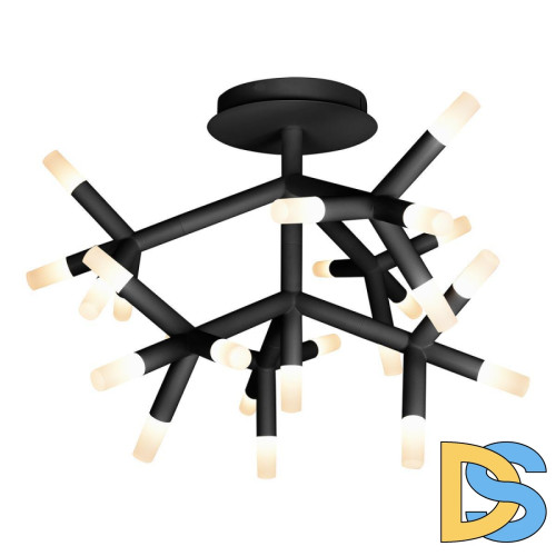 Потолочная светодиодная люстра iLedex Savage FS-017-X25 BK
