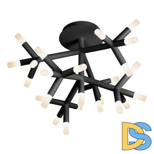 Потолочная светодиодная люстра iLedex Savage FS-017-X25 BK