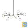 Подвесной светильник Delight Collection Nabila 10101P/10 black/gold