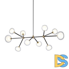 Подвесной светильник Delight Collection Nabila 10101P/10 black/gold
