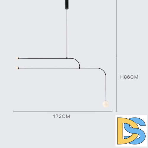 Подвесной светильник ImperiumLoft Lines 140820-26