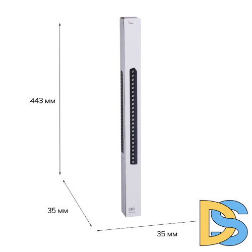 Трековый магнитный светильник Reluce 13004-9.3-001UR magnetic LED24W BK