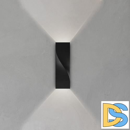 Уличный настенный светильник Maytoni Twist O040WL-L11B3K