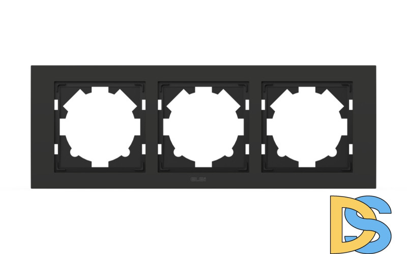Рамка трехместная ELBI Zena Platin 500-073700-227