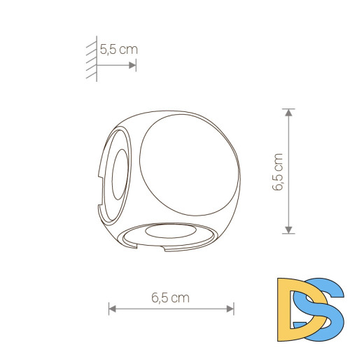 Уличный настенный светодиодный светильник Nowodvorski Patras 9115