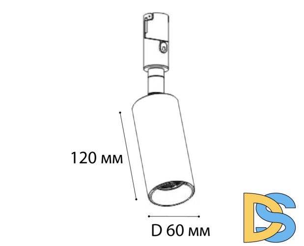 Трековый светильник Italline Fantom IT010-4019 black 3000K