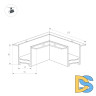 Коннектор угловой прямой Arlight Mag-Con-2538-FDW-L90 034229