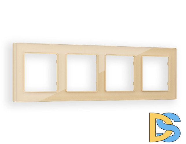 Рамка четырехместная Ambrella Volt Platos AF330604