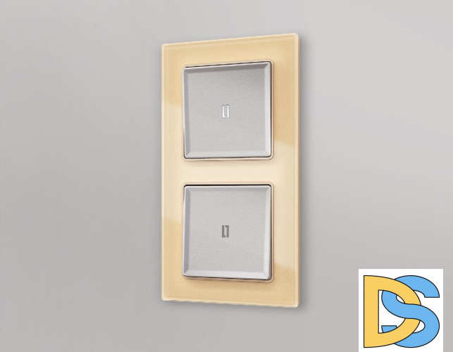 Лицевая панель для выключателя одноклавишного с подсветкой Ambrella Volt Alfa AP5020