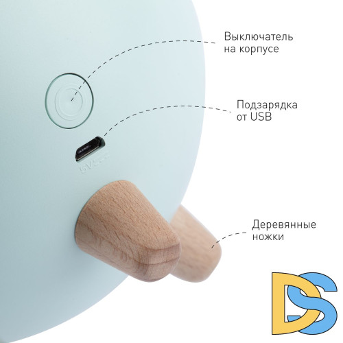 Настольная лампа Эра NLED-468-1W-GR Б0052817