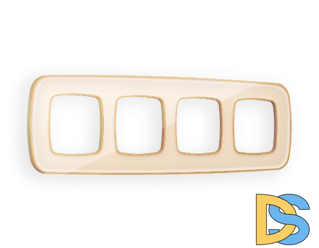 Рамка четырехместная Ambrella Volt Coint OF640344