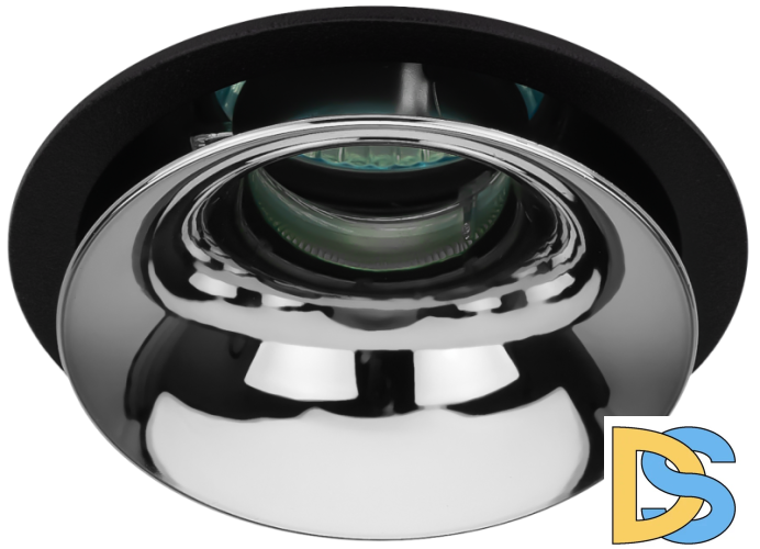 Встраиваемый светильник Эра KL103 BK/CH Б0056355