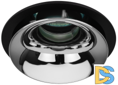 Встраиваемый светильник Эра KL103 BK/CH Б0056355