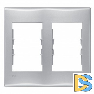 Рамка IP44 2-ая (двойная), влагозащитная, Алюминий, серия Sedna, Schneider Electric