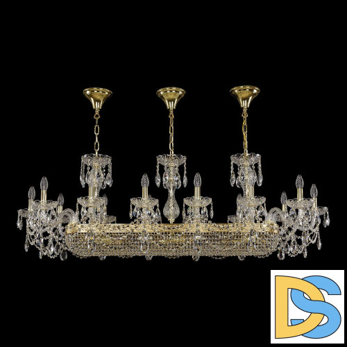 Подвесная люстра Bohemia Ivele Crystal 1453/14/195/1000 G