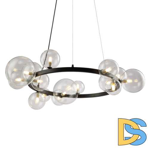 Подвесной светильник Delight Collection Art Deco Bubble OMG1075R black/clear