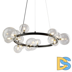 Подвесной светильник Delight Collection Art Deco Bubble OMG1075R black/clear