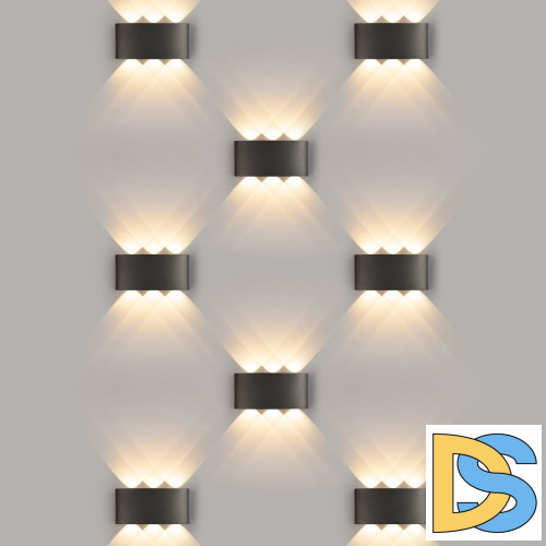 Настенный светильник Elektrostandard 1551 TECHNO LED TWINKY TRIO черный 4690389068027 a049671