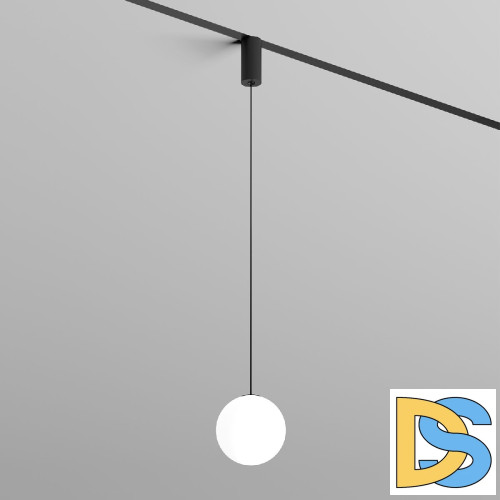 Трековый однофазный светильник Denkirs Smart Moon DK8052-BK