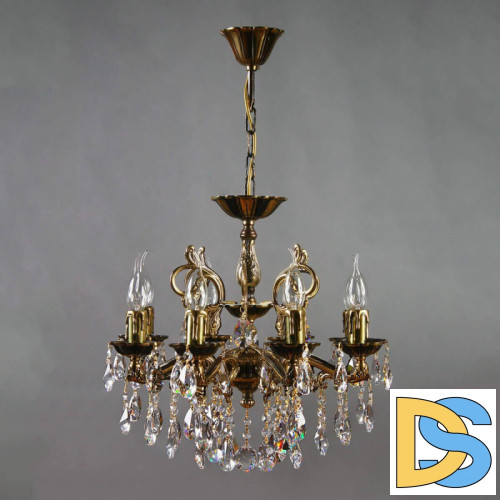 Подвесная люстра Ambiente Leon 2128/8 PB Tear Drop