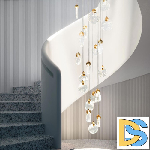 Каскадная люстра Modelux ML.88988.25 GD