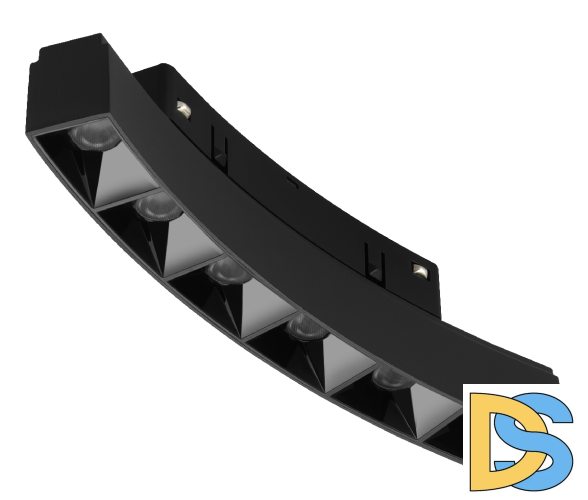 Трековый магнитный светильник iLedex Vision 4822-034-L168-D800-6W-110DG-3000K-BK