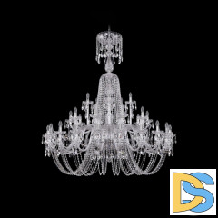 Подвесная люстра Bohemia Ivele Crystal 1402/20+10+5/530/XL-165 Ni