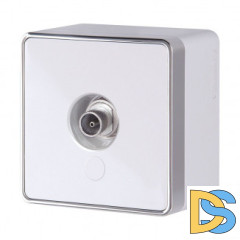 Werkel ТВ розетка оконечная серии Gallant (белая) W5083001