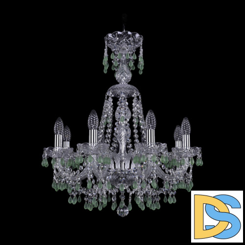 Подвесная люстра Bohemia Ivele Crystal 1410/8/195/XL-66 Ni V5001