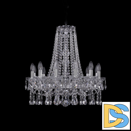 Подвесная люстра Bohemia Ivele Crystal 1413/12/200/h-60 Ni