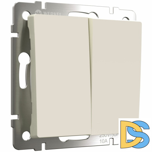 Выключатель двухклавишный Werkel 4690389184642 W1120062