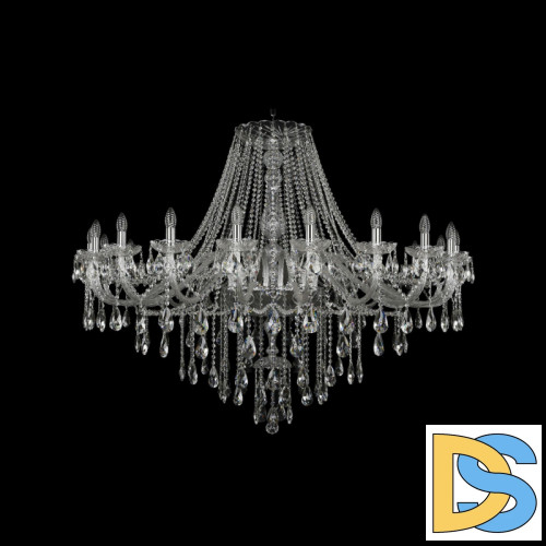 Подвесная люстра Bohemia Ivele Crystal 1415/20/530 Ni