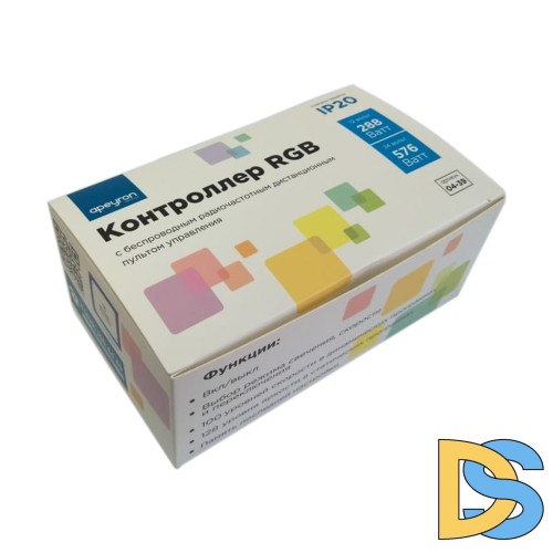 Контроллер RGB Apeyron 12/24В 288/576Вт 3 канала*8А IP20 пульт радио 04-39