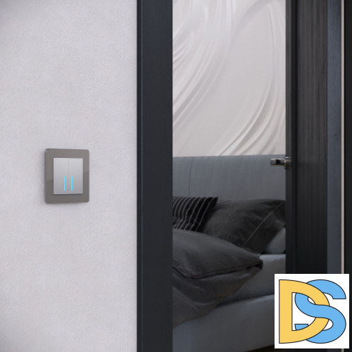 Рамка на 1 пост Werkel Acrylic (графит) W0012704