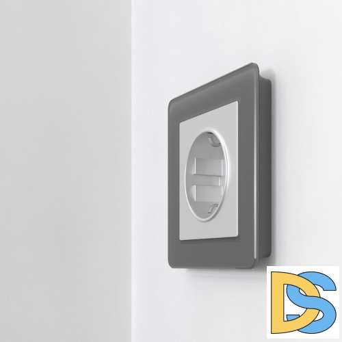 Рамка на 1 пост Werkel Acrylic (графит) W0012704