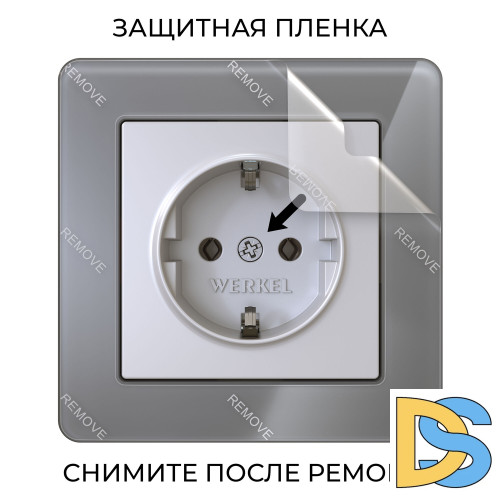 Рамка на 1 пост Werkel Acrylic (графит) W0012704