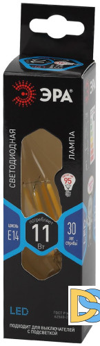 Лампа светодиодная Эра E14 11W 4000K F-LED BXS-11W-840-E14 Б0047002